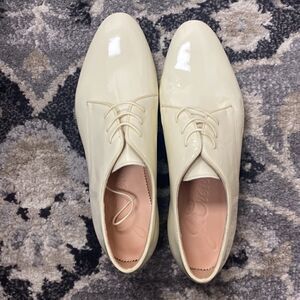 J. Crew Patent leather oxfords with grosgrain trim Item BD321*